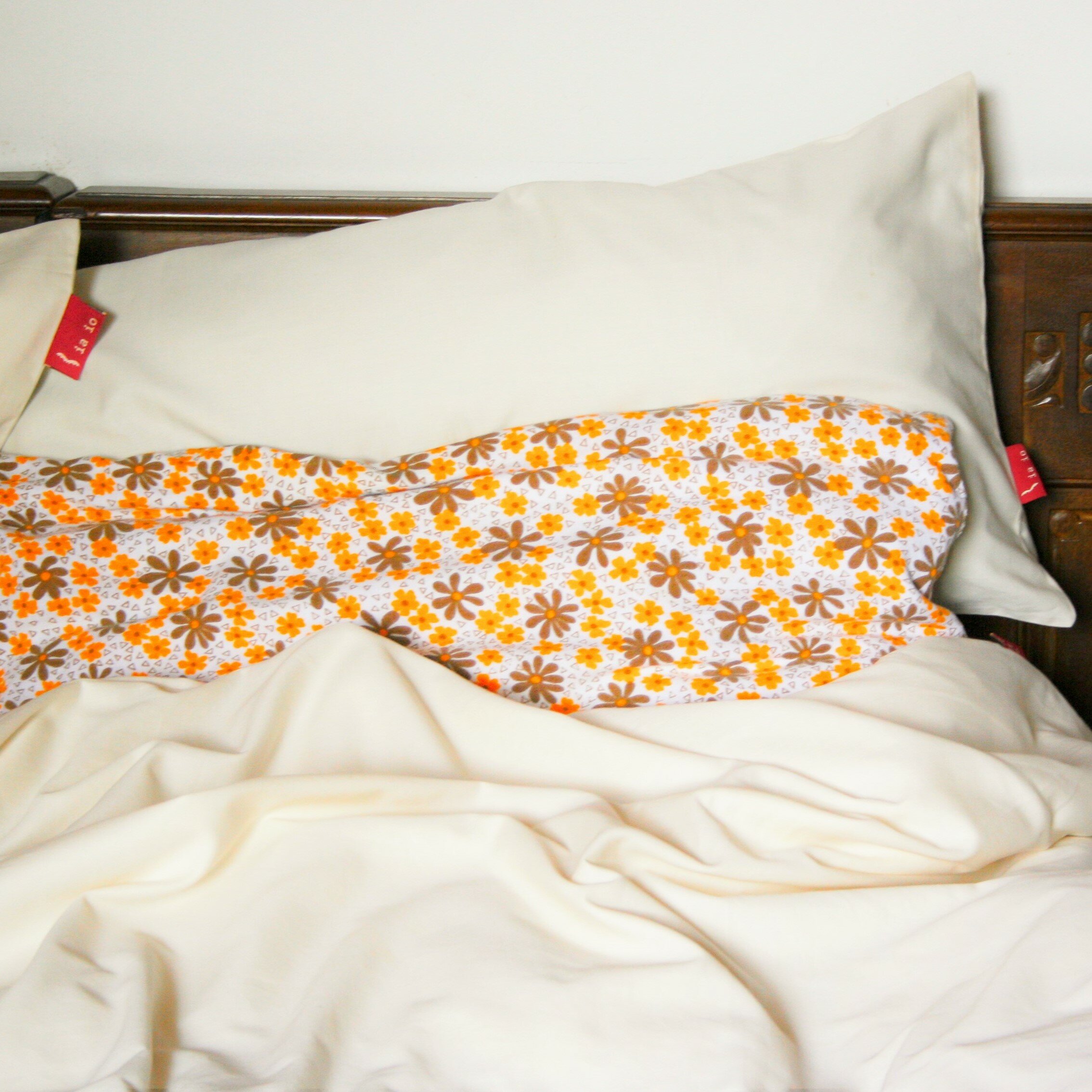 New Bedding combined with Antiques and second hand things