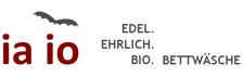 ia io - Bettwäsche (kbA) Edel - Ehrlich - Bio-Logo